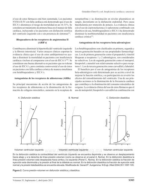 Insuficiencia cardíaca y anestesia - edigraphic.com