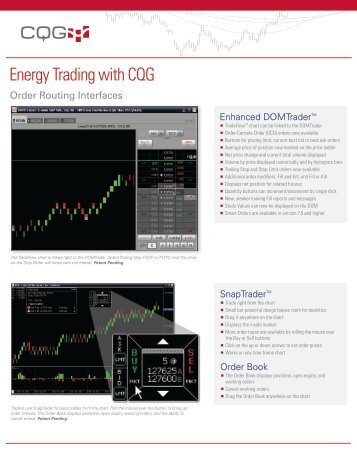 Energy Trading with CQG - CQG.com