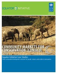 Community Markets for Conservation - The GEF Small Grants ...