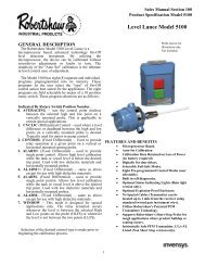 Level Lance Model 5100 - Robertshaw Industrial Products