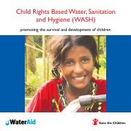 Child Rights Based Water, Sanitation and Hygiene (WASH)