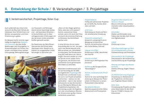 II. Entwicklung der Schule - Max-Eyth-Schule