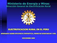 ElectrificaciÃ³n Rural en PerÃº - Tech4CDM