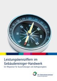 Leistungskennziffern im Gebäudereiniger-Handwerk