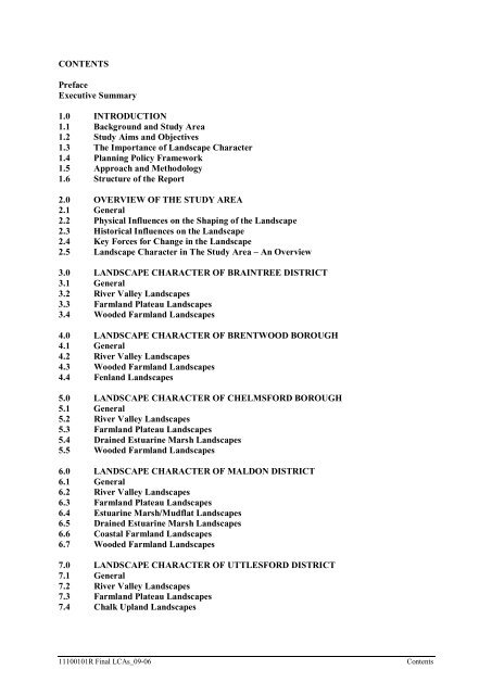 Landscape Character Assessment - Chelmsford Borough Council