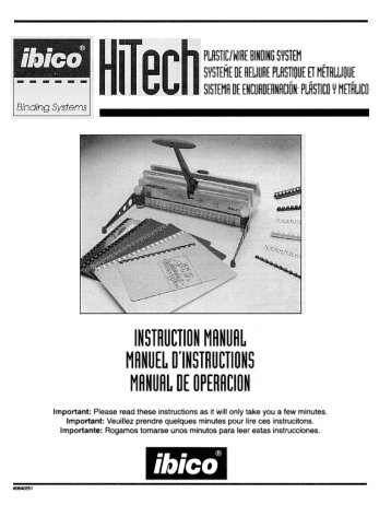 Ibico HiTech - MyBinding.com