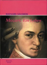 MAYNARD SOLOMON Mozart. Ein Leben - Mozart Portal