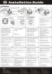 X Dream i117 Manual-122010.pdf - Cooler Master