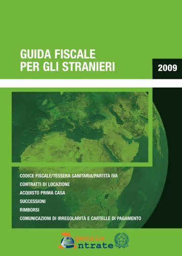 GUIDA FISCALE PER GLI STRANIERI - Agenzia delle Entrate