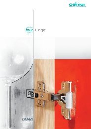 Contract Hinges - Gelmar Handles and Furniture Fittings