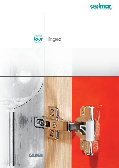 Contract Hinges - Gelmar Handles and Furniture Fittings