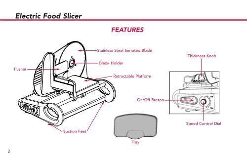 Electric Food Slicer - Deni