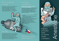 Informace o anestezii - ÄeskÃ¡ spoleÄnost anesteziologie ...