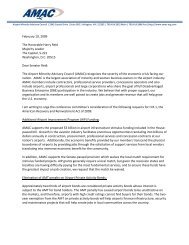 Second Stimulus Support Letter From AMAC Board of Directors ...