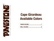 Cape Girardeau Available Colors - Pavestone