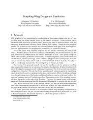 Morphing Wing Design and Simulation - Mechanical and Aerospace ...