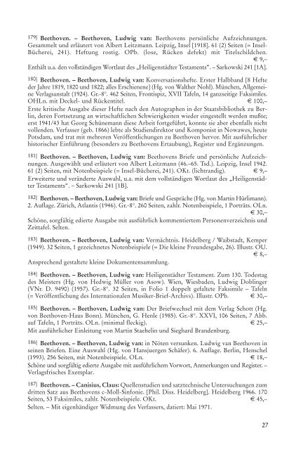 001-000 Katalog Nr. 5 abstand2 - Musikantiquariat Dr. Bernhard A ...