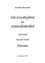 Joachim Hessenius: Meine Kinderjahre in ... - Gerhard Grabbe