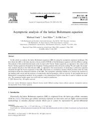 Asymptotic analysis of the lattice Boltzmann equation