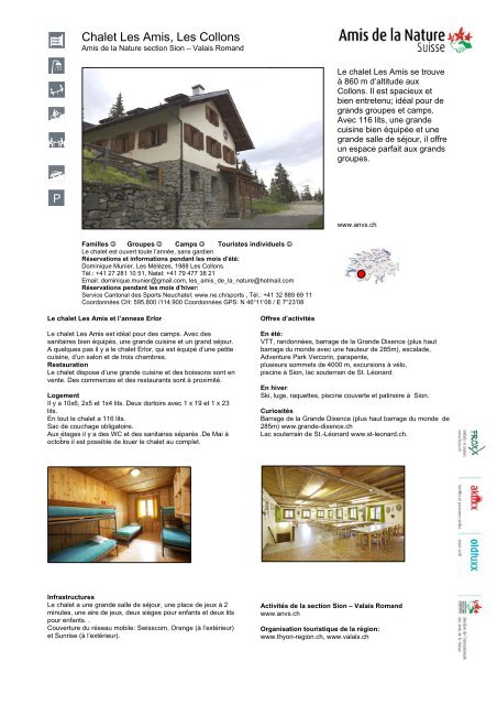 Chalet Les Amis, Les Collons