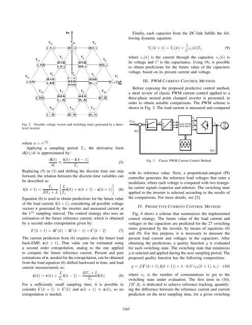 Predictive Control of a Three-Phase Neutral Point Clamped Inverter