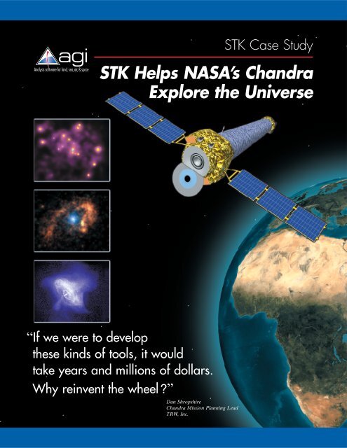 STK Helps NASA's Chandra Explore the Universe - AGI