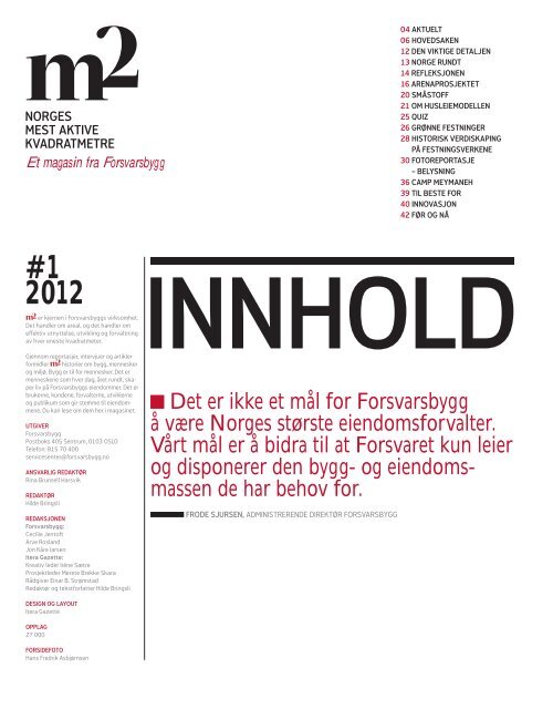 innhold #1 2012 - Forsvarsbygg