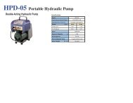 Nitto Kohki HS Series Hydraulic Punchers PDF
