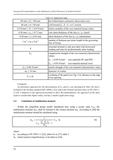 European Recommendations on the Stabilization of Steel ... - Xs4all