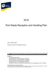 2010 Port Waste Reception and Handling Plan - Port of Rotterdam