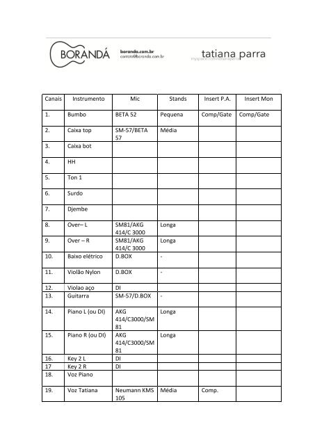 Technical Rider - Tatiana Parra +4 - Inteira - PDF