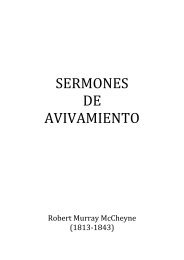 SERMONES DE AVIVAMIENTO por R.M. McCheyne