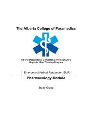 Pharmacology - Alberta College of Paramedics