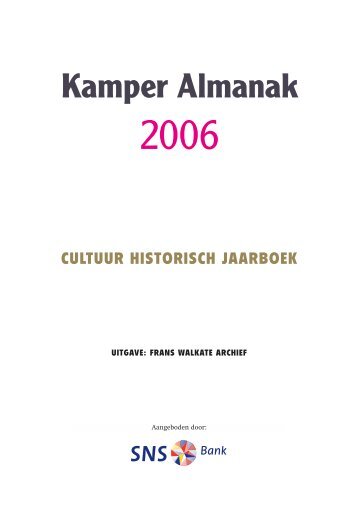 Kamper Almanak - Frans Walkate Archief