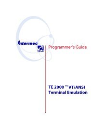 TE 2000 Terminal Emulation Programmer's Guide ï£ªVT/ANSI