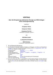 Download PDF: EEG-Einspeisevertrag ohne ... - EVM Netz