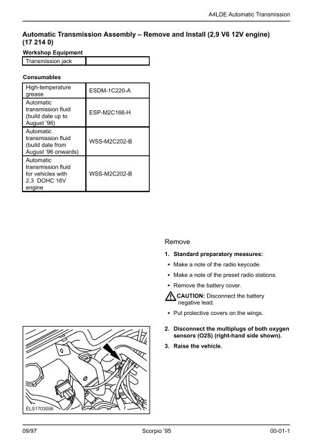 A4LDe 12V Cologne - Ford Scorpio