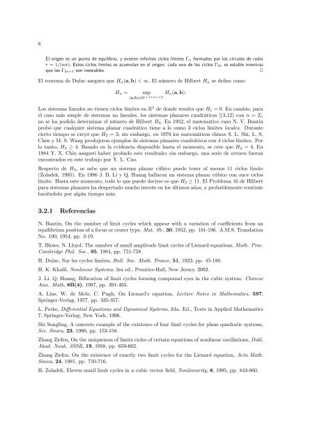 3.1 Sistemas de Lienard