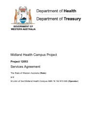 Services Agreement - Department of Treasury