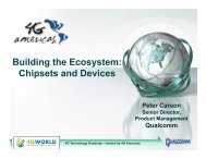 Building the Ecosystem: Chipsets and Devices - 4G Americas