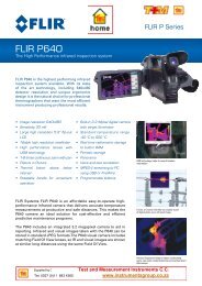 P640 Thermal Imaging Camera Datasheet - Test and Measurement ...