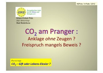 CO2 und Nahrung