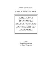 Intelligence économique, risques financiers et stratégies des - La ...