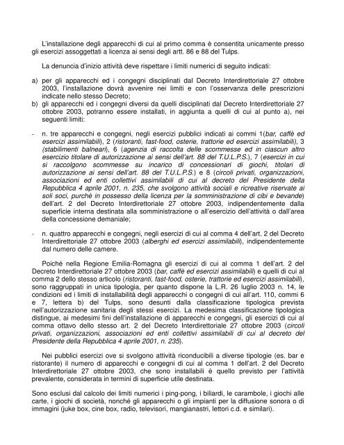 Regolamento per la disciplina degli esercizi di ... - Comune di Rimini