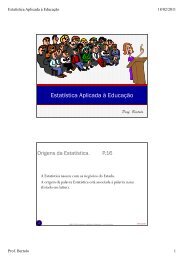 EstatÃ­stica Aplicada Ã  EducaÃ§Ã£o - Site Prof. Bertolo