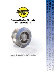 Crown Wafer Nozzle Check Valves - Stream Flo