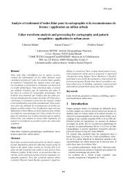 Analyse et traitement d'ondes lidar pour la ... - Recherche - Ign