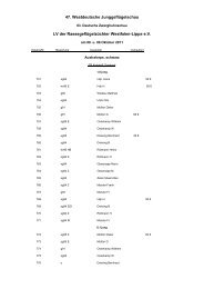 47. Westdeutsche JunggeflÃ¼gelschau LV der ... - SV Australorps