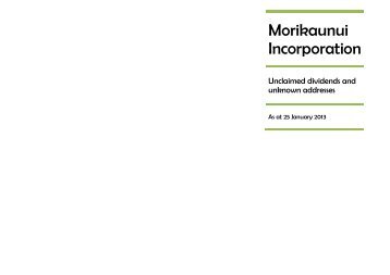 to download the PDF file of Unclaimed dividends - Morikau