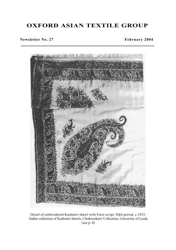 download - OATG. Oxford Asian Textile Group